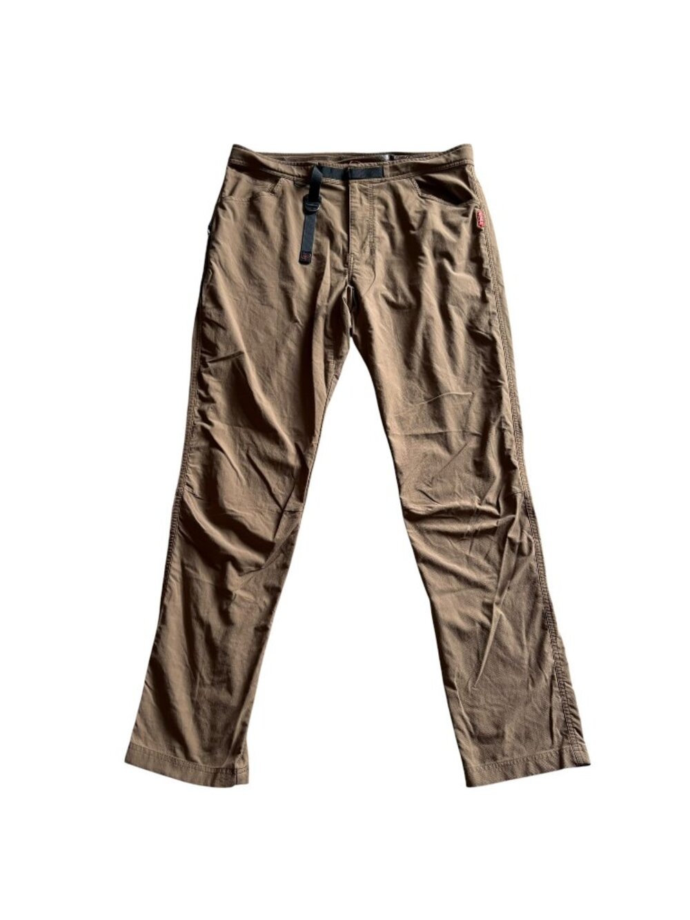 KETL Shenanigan Outdoor Pants Mens XL Stretch Quick Dry Active Belt brown